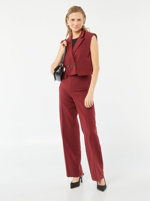 Mouwloze, korte blazer - Kiabi