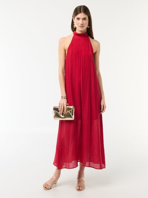 Mouwloze lange jurk - Kiabi