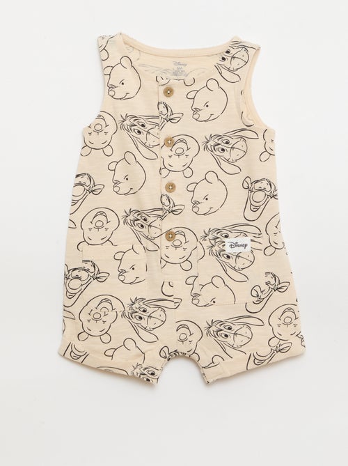 Mouwloze romper met 'Disney'-print - Kiabi