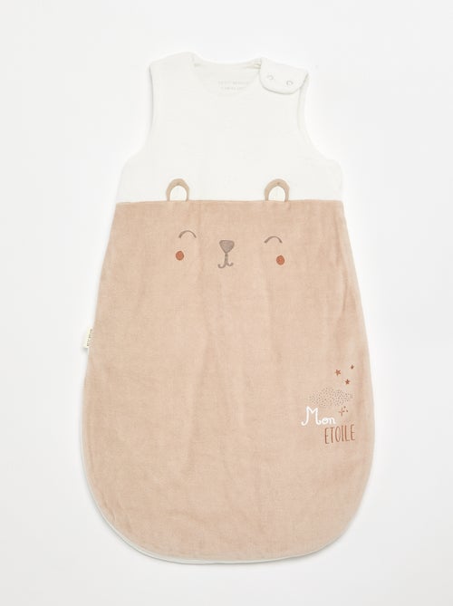 Mouwloze slaapzak 'Petit Béguin' met fluweelzachte look - Kiabi Mouwloze slaapzak 'Petit Béguin' met fluweelzachte look - Kiabi