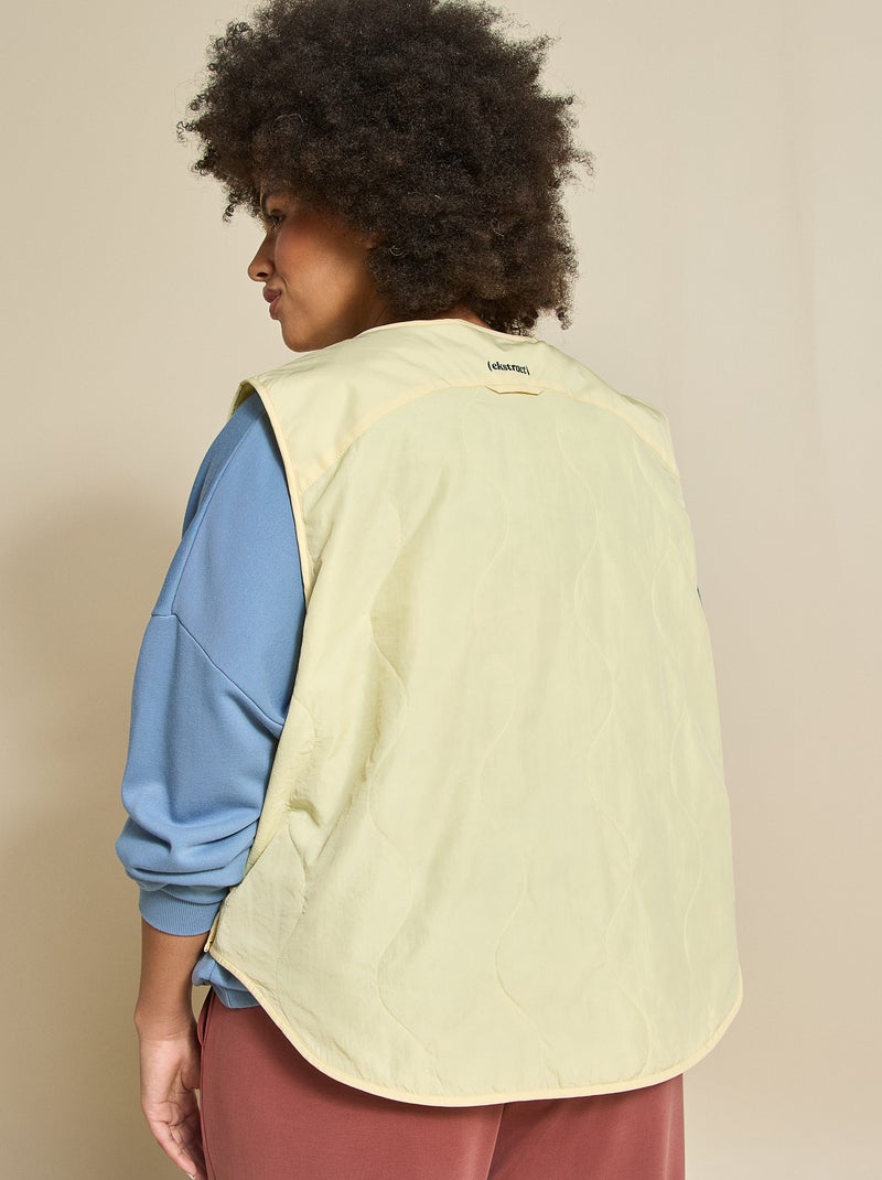 Mouwloze sportvest - (ekstract) Geel - Kiabi