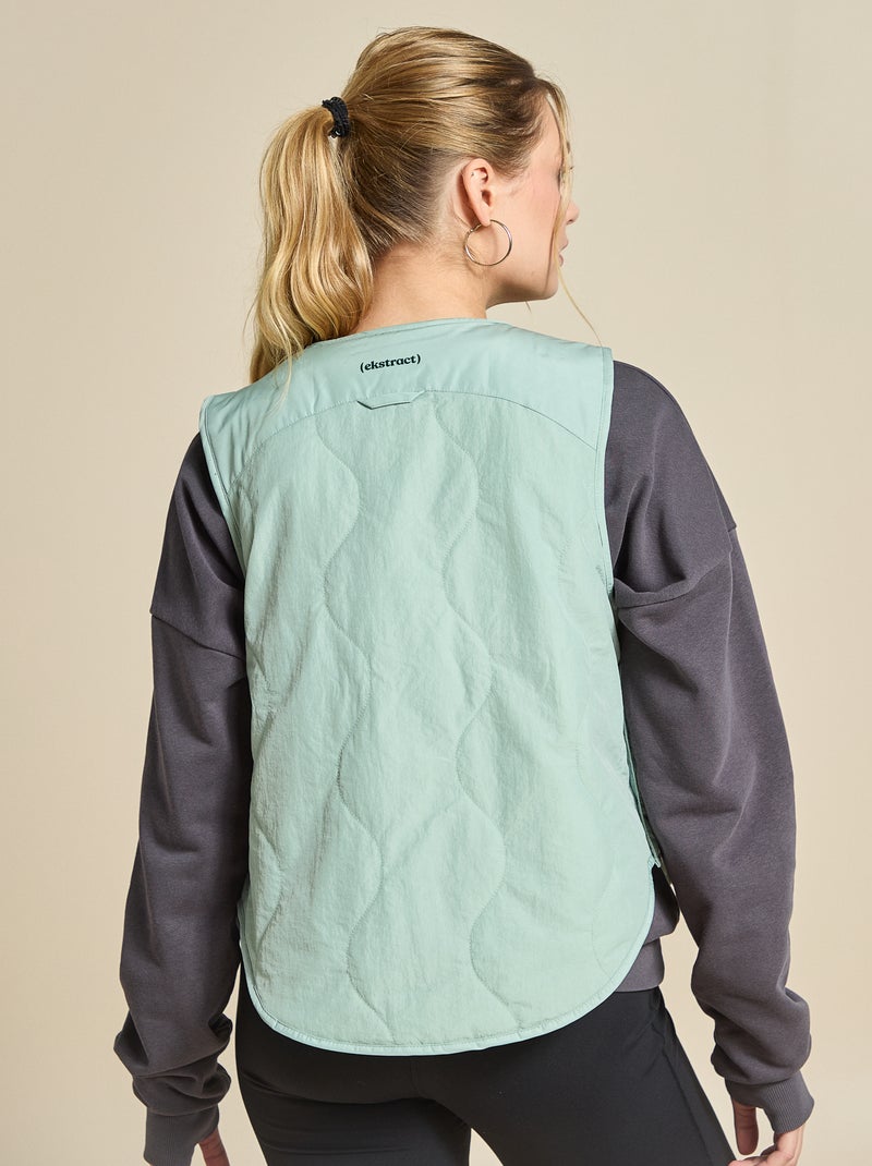 Mouwloze sportvest - (ekstract) Groen - Kiabi