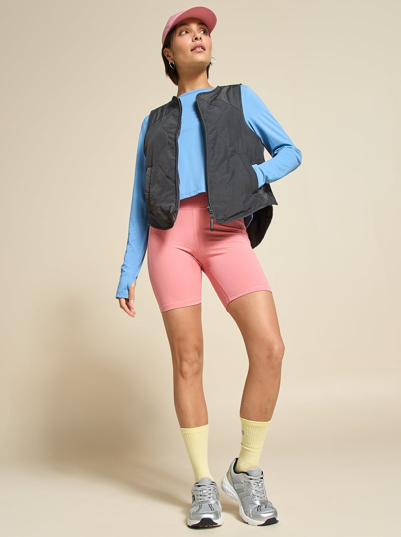 Mouwloze sportvest - (ekstract) Zwart - Kiabi