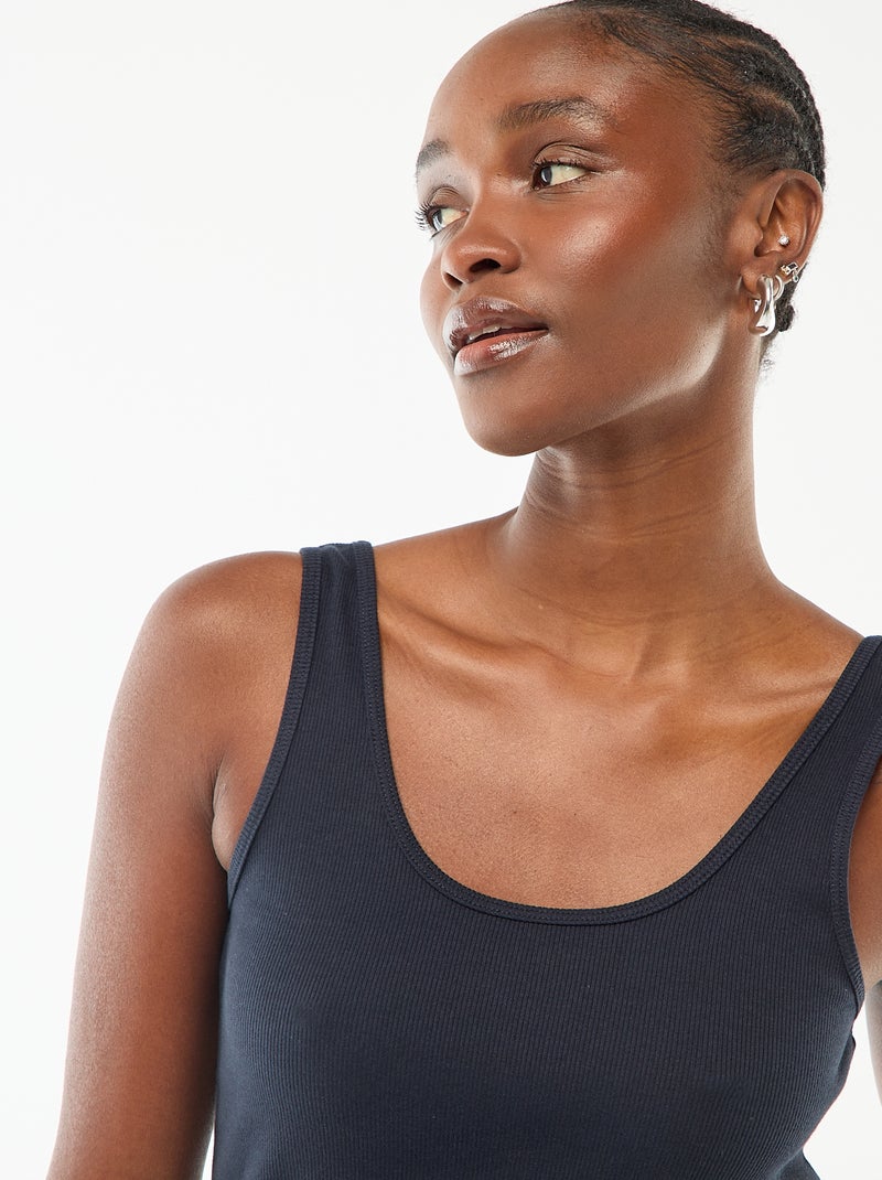 Mouwloze top Blauw - Kiabi