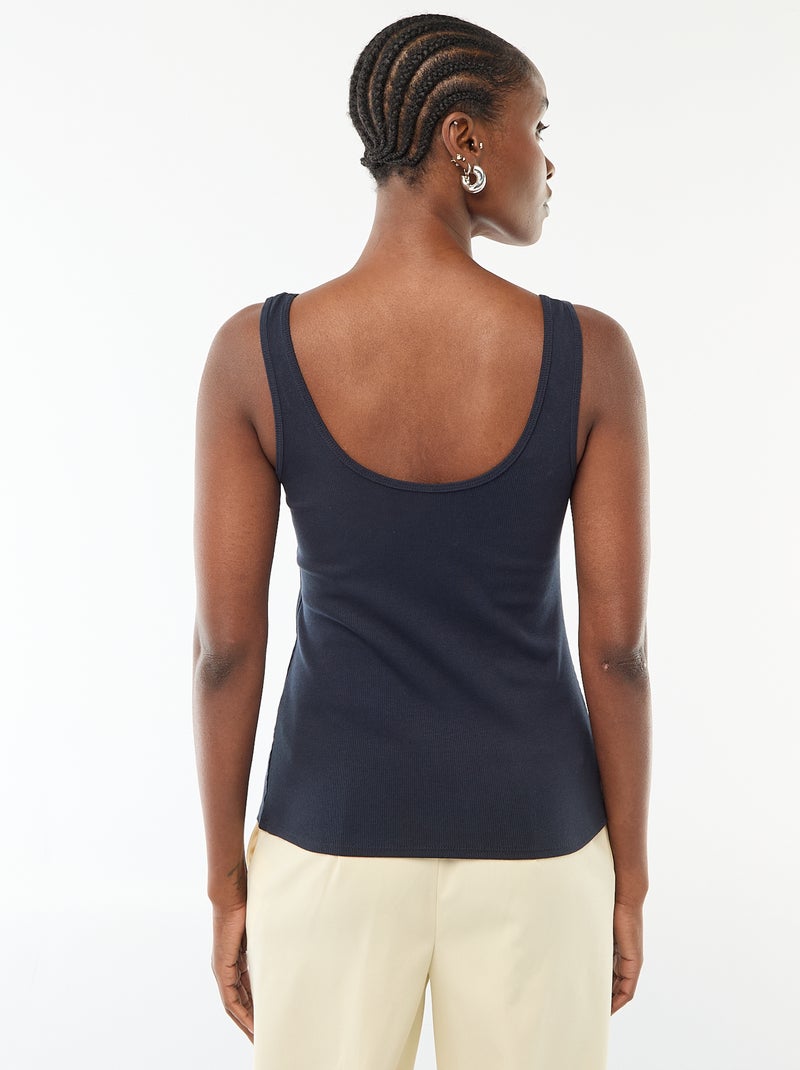Mouwloze top Blauw - Kiabi