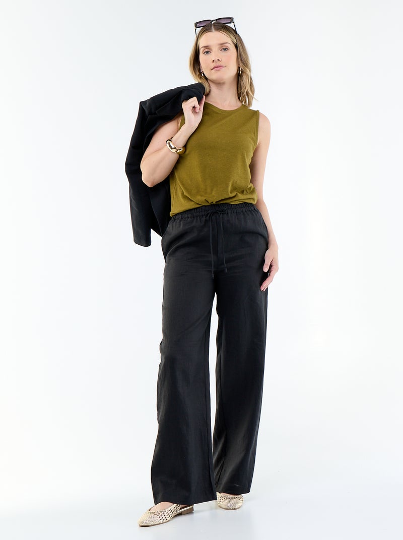 Mouwloze top Groen - Kiabi