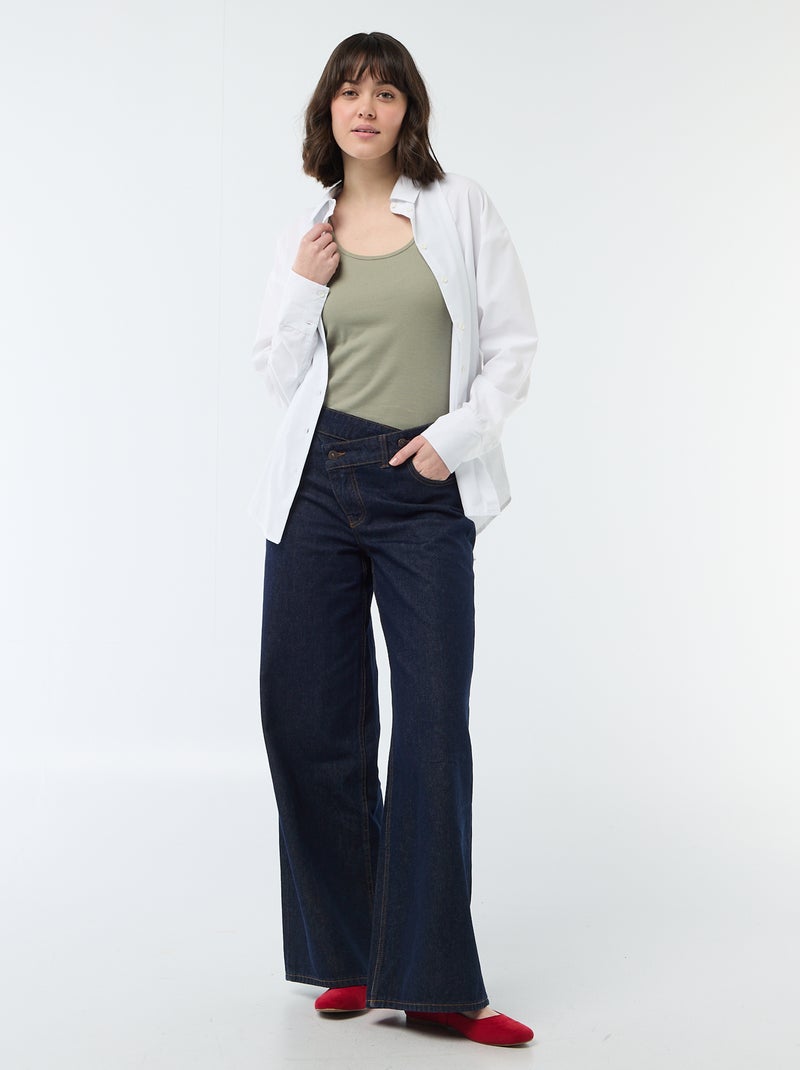 Mouwloze top Kaki - Kiabi