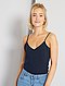     Mouwloze top met een V-hals afbeelding 1

