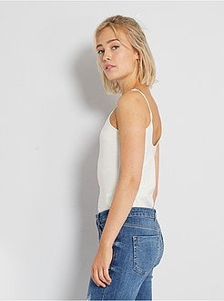 Mouwloze top met een V-hals - Kiabi