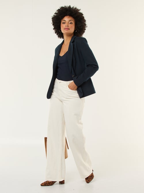 Mouwloze top met smalle bandjes - Kiabi