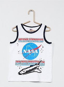 Mouwloze top + short 'NASA' - Kiabi