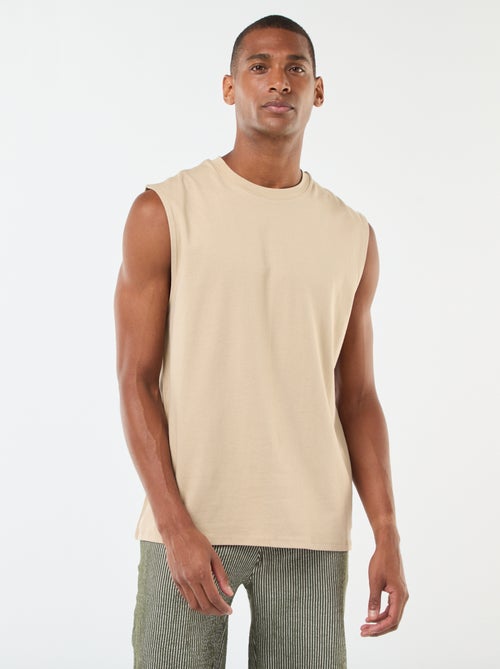 Mouwloze top van katoen - Kiabi