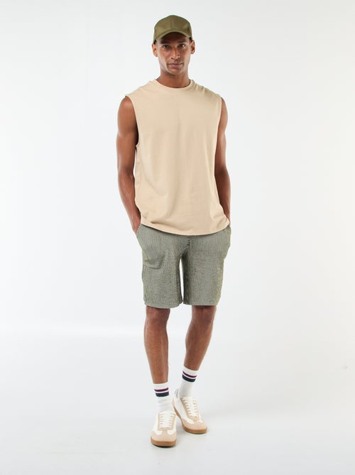 Mouwloze top van katoen - Kiabi