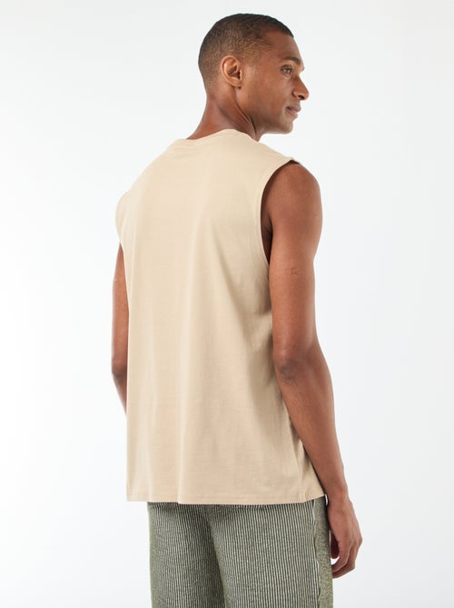Mouwloze top van katoen - Kiabi
