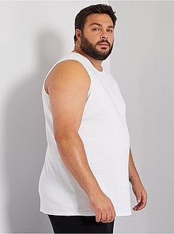 Mouwloze top van ribtricot - Kiabi