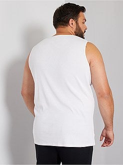 Mouwloze top van ribtricot - Kiabi