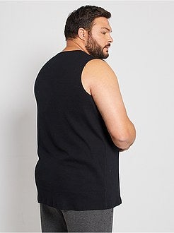 Mouwloze top van ribtricot - Kiabi