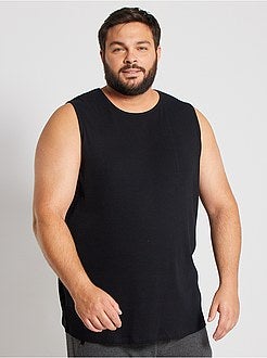 Mouwloze top van ribtricot - Kiabi