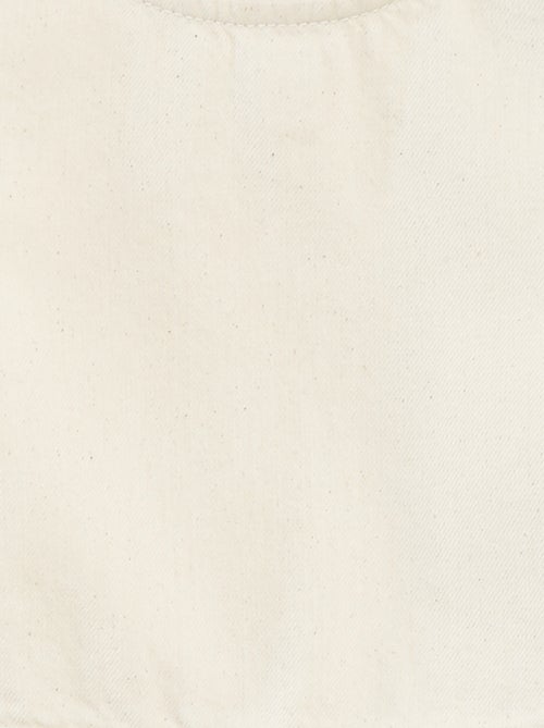 Mouwloze top van spijkerstof - Kiabi