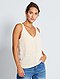    Mouwloze top van tricot afbeelding 1
