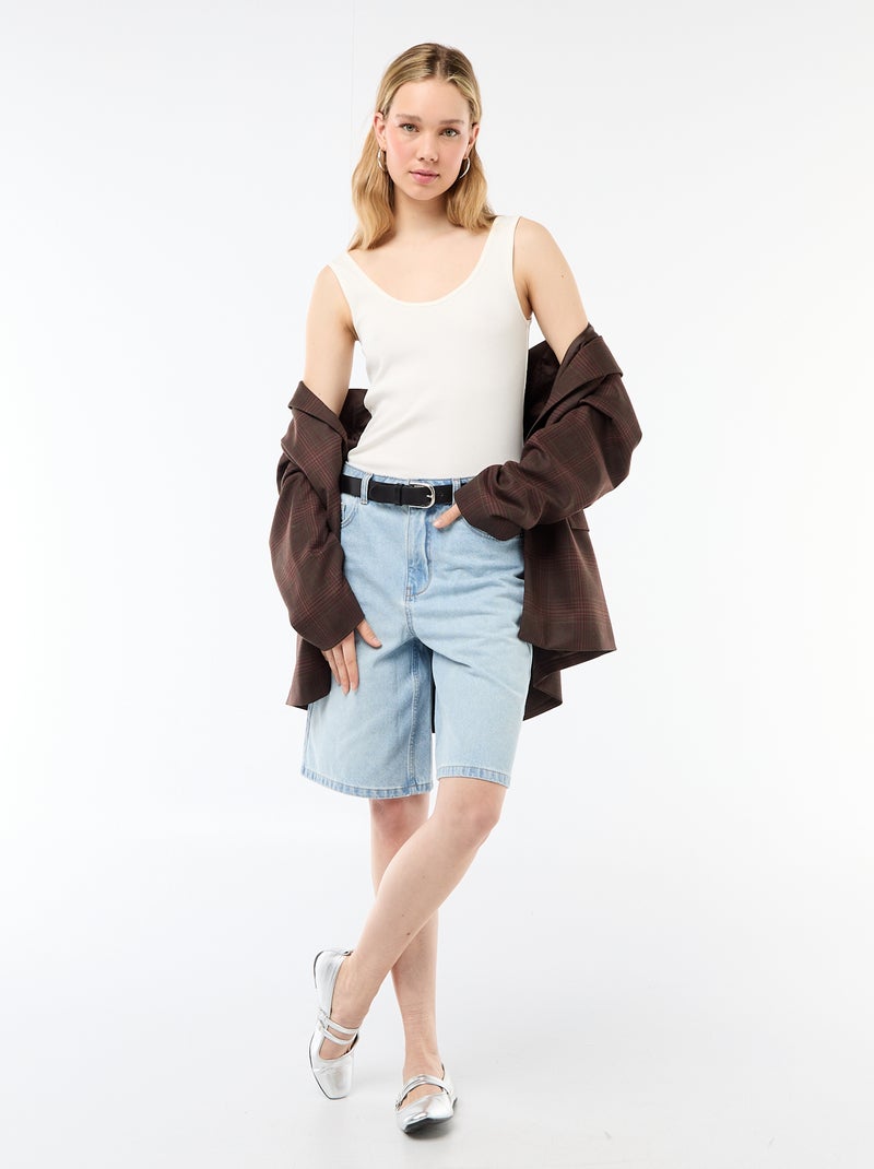 Mouwloze top WIT - Kiabi