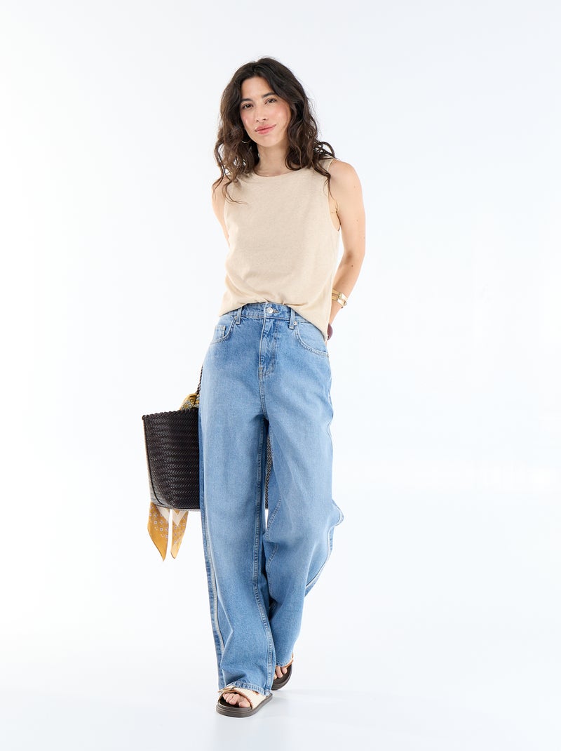 Mouwloze top Wit - Kiabi