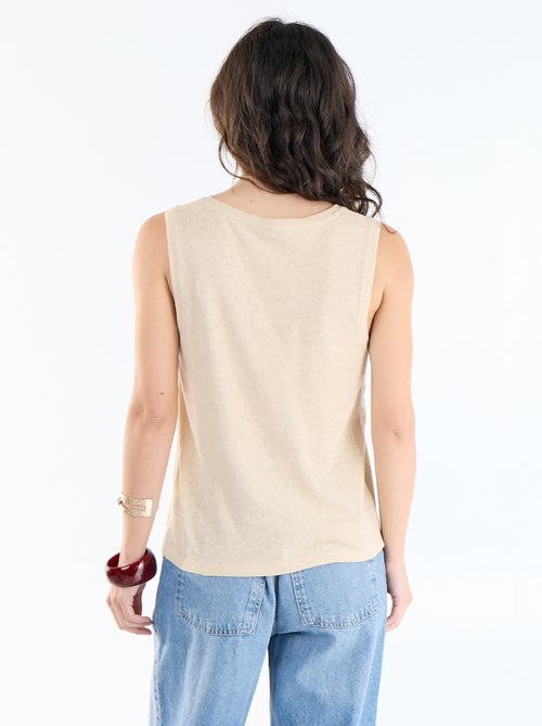Mouwloze top - Kiabi