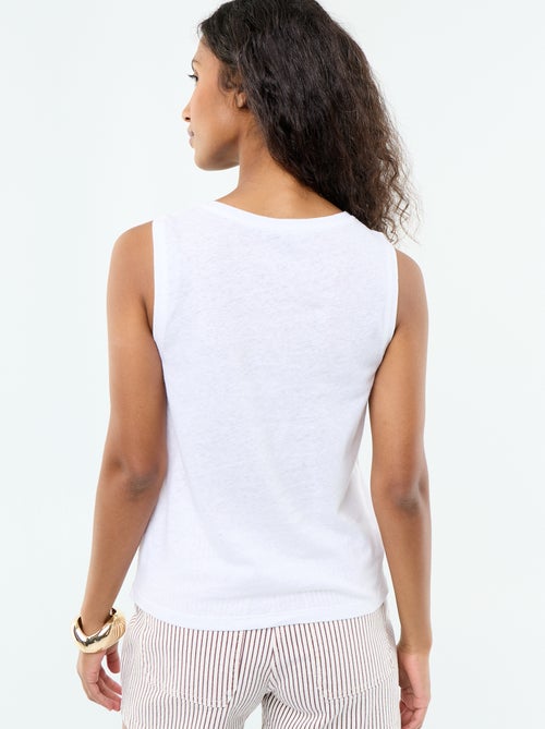 Mouwloze top - Kiabi