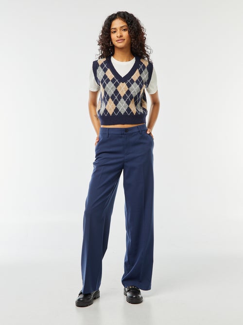 Mouwloze trui met T-shirt - 2-in-1 - Kiabi