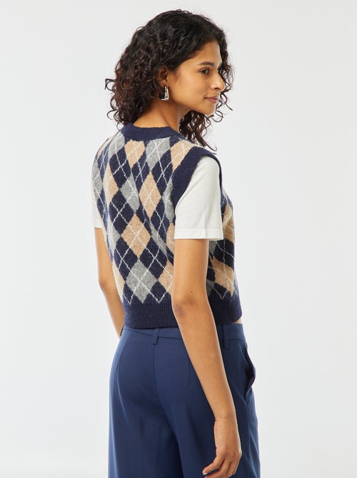 Mouwloze trui met T-shirt - 2-in-1 - Kiabi