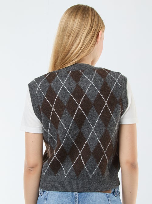 Mouwloze trui met T-shirt - 2-in-1 - Kiabi