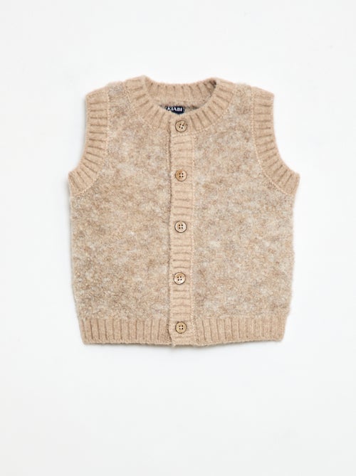 Mouwloze trui van bouclébreisel - Kiabi