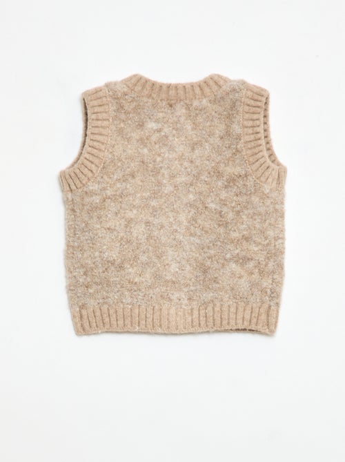 Mouwloze trui van bouclébreisel - Kiabi