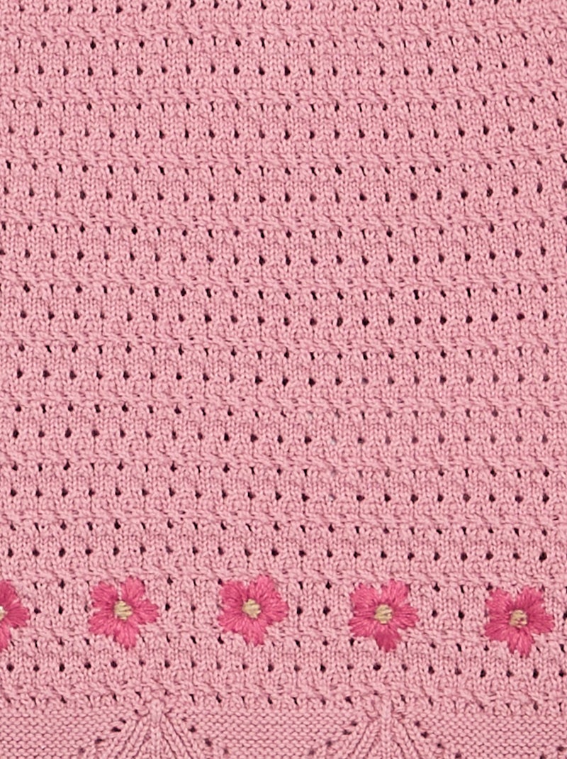 Mouwloze trui van tricot Rose - Kiabi
