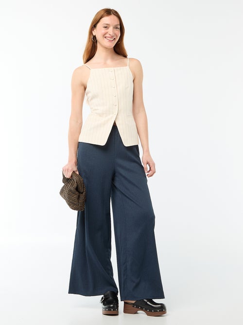 Mouwloze vest met schouderbandjes - Kiabi