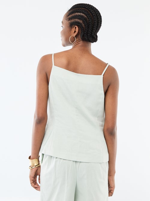 Mouwloze vest met schouderbandjes - Kiabi