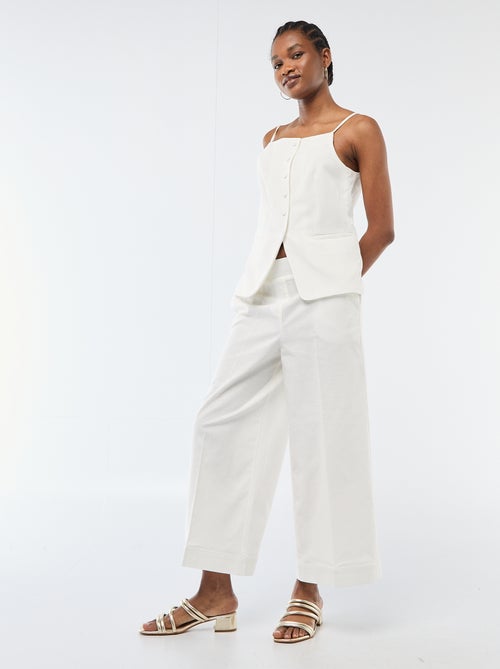 Mouwloze vest met schouderbandjes - Kiabi