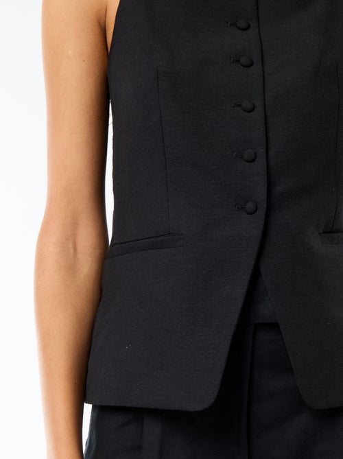 Mouwloze vest met schouderbandjes - Kiabi