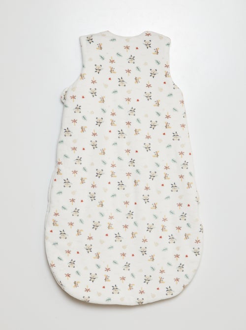 Mouwloze, warme babyslaapzak met print - TOG 3 - Kiabi