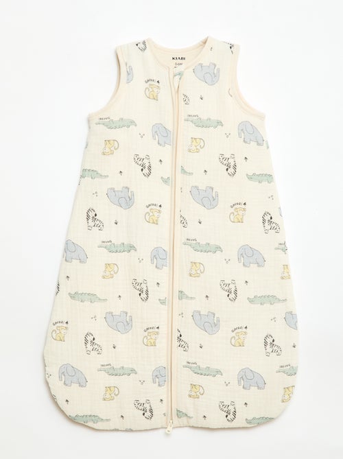 Mouwtloze slaapzak met rits van katoen - Kiabi