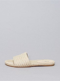 Schoenen - Muiltjes van stro - Kiabi