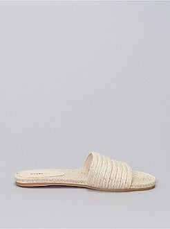 Schoenen - Muiltjes van stro - Kiabi
