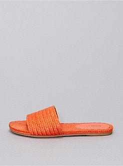 Schoenen - Muiltjes van stro - Kiabi