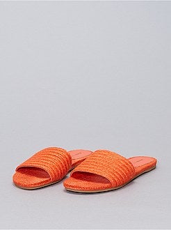 Schoenen - Muiltjes van stro - Kiabi