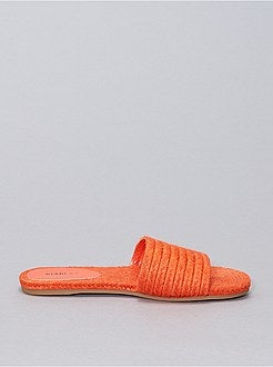 Schoenen - Muiltjes van stro - Kiabi