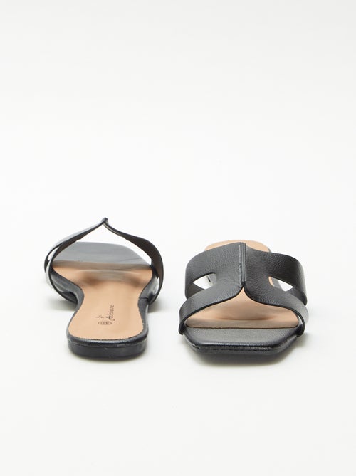 Mules van imitatieleer - Kiabi