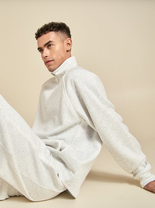 Multisport sweater met ritskraag - (ekstract) - Kiabi
