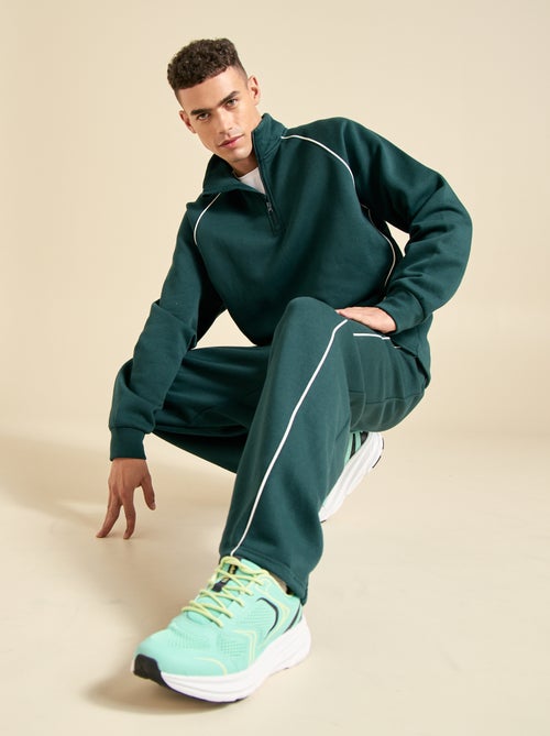 Multisport sweater met ritskraag - (ekstract) - Kiabi