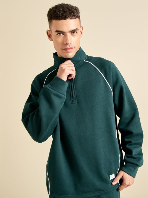 Multisport sweater met ritskraag - (ekstract) - Kiabi