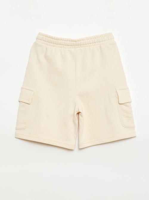 Multizakken short van joggingstof - Kiabi